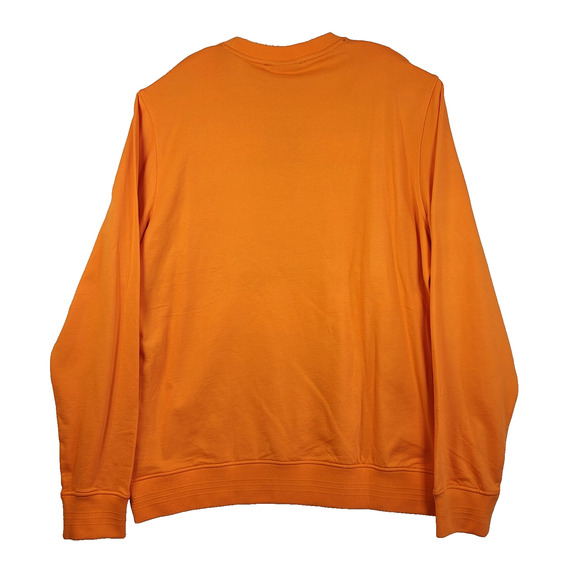 Psycho Bunny Mischief NWT XL Sweatshirt Logo Embroidered Cotton Orange Crewneck - Picture 8 of 15